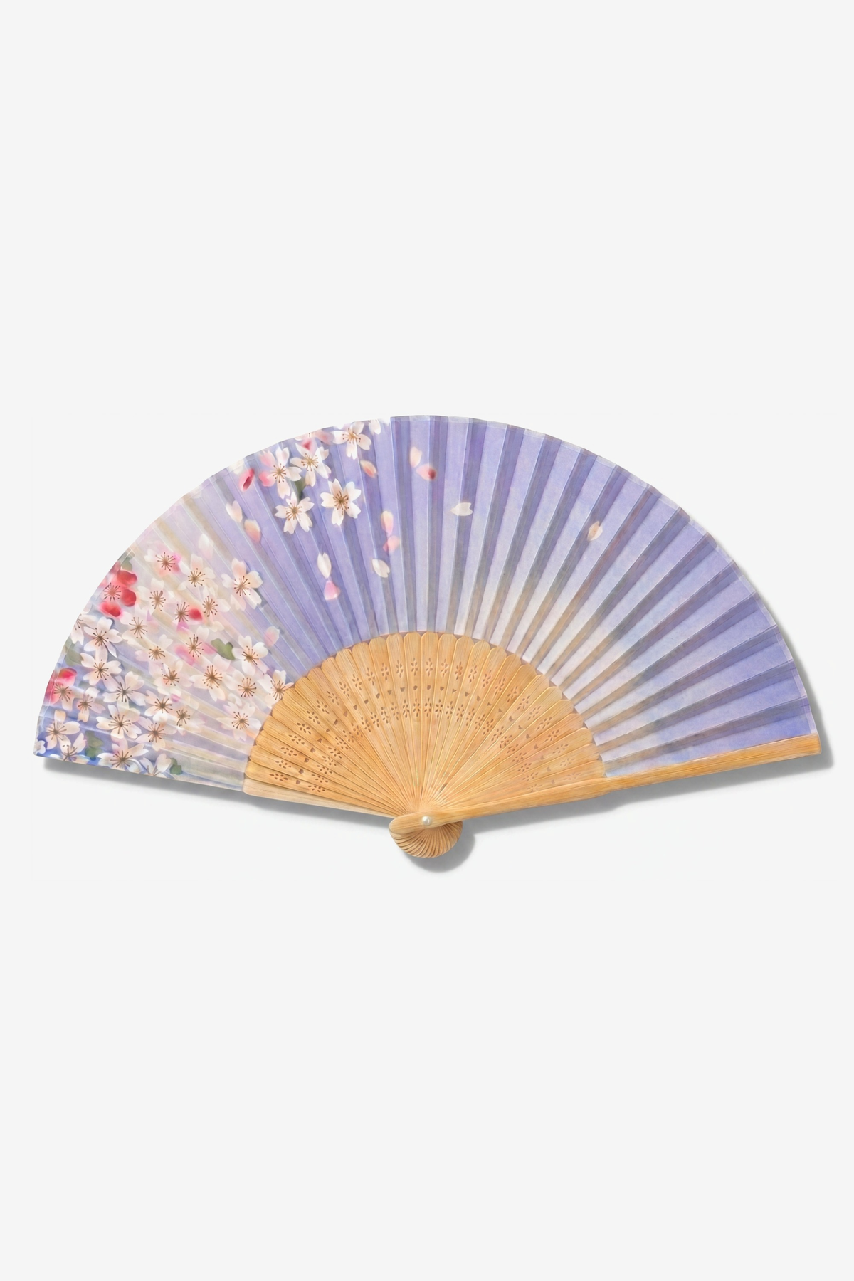 Mǔdān hand fan, tree-peony folding fan - Gatz