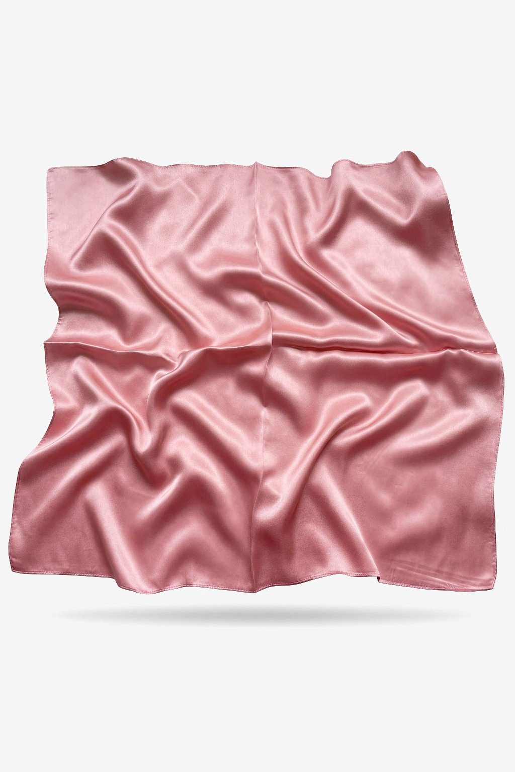 Caroline silk scarf in tender blush pink - Gatz